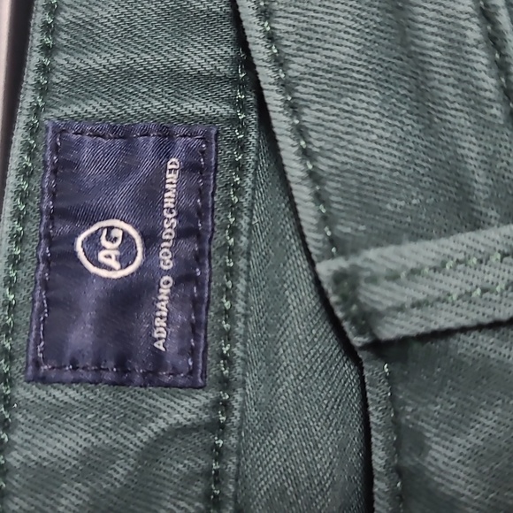 AG ADRIANO GOLDSCHMIED The Legging Ankle Super Skinny Green Jeans Size 28 R - Picture 2 of 16